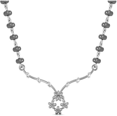 

Avsar NECKLACE9WN Princess White Gold Precious Necklace(18kt)