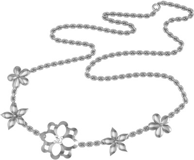 

Avsar NECKLACE17WN Princess White Gold Precious Necklace(18kt)