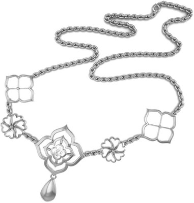 

Avsar NECKLACE15WN Princess White Gold Precious Necklace(18kt)