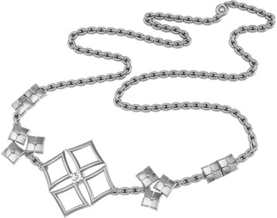 

Avsar NECKLACE18WN Princess White Gold Precious Necklace(18kt)