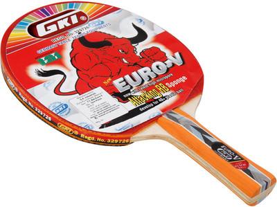 

GKI Euro V Table Tennis Racquet (Multicolor) By One Shot Retail Multicolor Table Tennis Racquet(400 g)