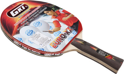 

GKI Euro XX Table Tennis Racquet By One Shot Retail Multicolor Table Tennis Racquet(400 g)