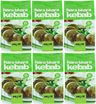 

Vegit Harabhara Kebab (Pack of 6) 120 g