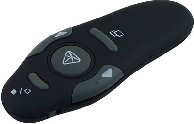 

Traveltubes wireless laser pointer presenter easy to connect with devices useful for presentation. Remote Controller(Black)