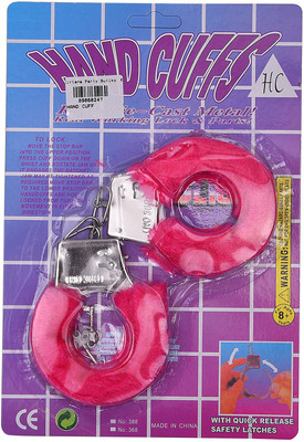 

Party Butiko Pink Furry Hand Cuffs with Keys