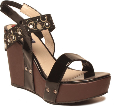 

MSC Women Black Sandals
