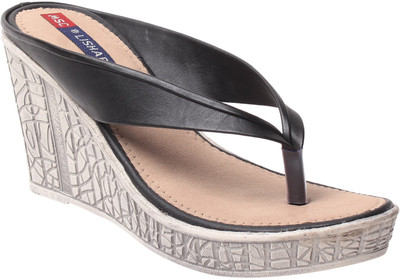 MSC Women Black Wedges