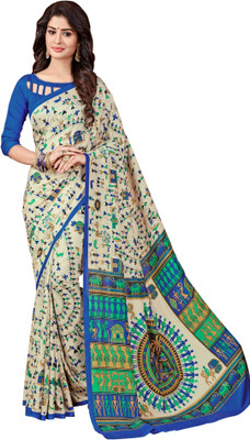 

AJS Self Design, Floral Print, Checkered, Printed Fashion Art Silk Saree(Multicolor)