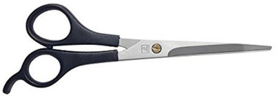 

NERR ™ Salon Range Left/Right Handed Professional Barber Trimming Tool Scissors (Set of 1, Black, Silver) Scissors(Set of 1, Black, Silver)