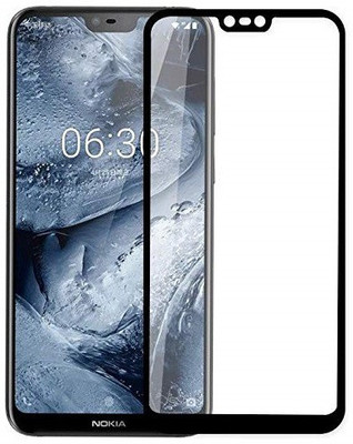 CASEHUNT Edge To Edge Tempered Glass for NOKIA 6.1 PLUS (NOKIA X6 PLUS)(Pack of 1)