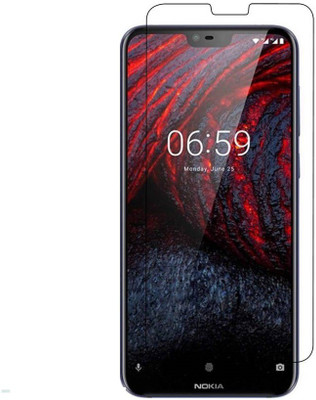 DSCASE Tempered Glass Guard for Nokia 6.1 Plus(Pack of 1)