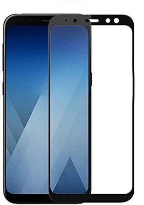 Marshland Tempered Glass Guard for black, Samsung Galaxy A5 2018, 2.5d Round Edge Case Friendly Screen Protector(Pack of 1)