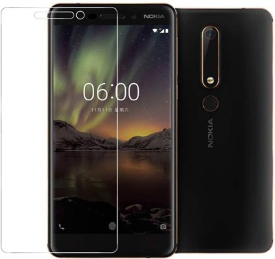 DSCASE Tempered Glass Guard for Nokia 6.1 Plus(Pack of 1)