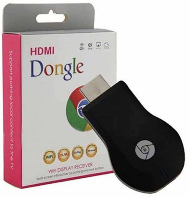 

appwolt Wifi Display Dongle, Wireless Screen Mirror, 1080P HDMI TV Stick Wireless Display Adapter Media Streaming Device(Black)