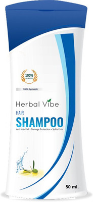 

Herbal Vibe Shampoo - Anti Hair Fall & Anti Dandruff for Men & Women - 100% Ayurvedic(50 ml)
