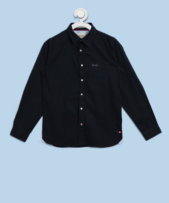 

Pepe Jeans Boys Solid Casual Dark Blue Shirt, Navy