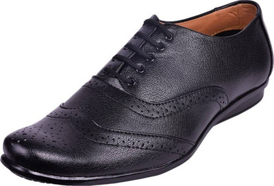 

Rjkart Designer Leather Shoes for mens | Color :- Black Derby For Men(Black