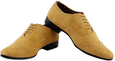 

mklion Corporate Casuals For Men(Yellow, Tan