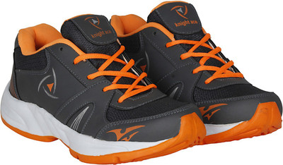 

Knight Ace Running Shoes For Men(Black, Orange