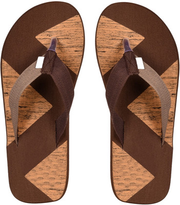 

Style Height Wood-Coffe Slippers, Brown