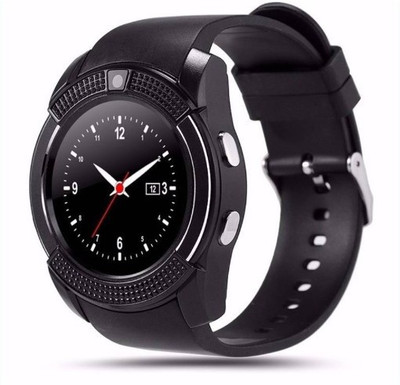 

SACRO EVQ_117E_V8 Smartwatch(Black Strap XL)