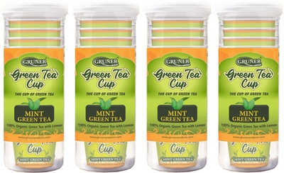 

Gruner Mint Green Tea pack of 4 Mint Green Tea Plastic Bottle(80 g)