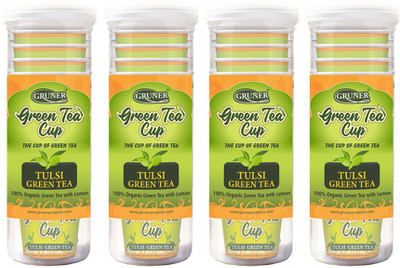 

Gruner Tulsi Green Tea pack of 4 Tulsi Green Tea Plastic Bottle(80 g)