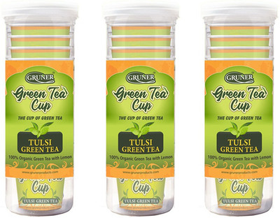 

Gruner Tulsi Green Tea pack of 3 Tulsi Green Tea Plastic Bottle(60 g)