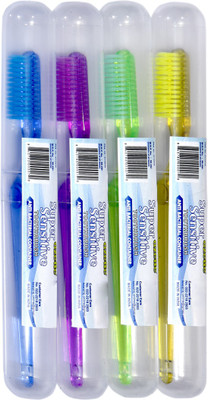 

Dr. Flex Super Sensitive with Anti-Bacterial Container Soft Toothbrush(Pack of 4)