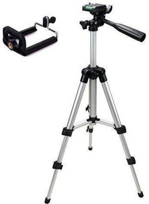 

Tygot Universal Flexible 3110 Tripod With 3-Way for Digital Camera Video Camcorder Tripod Kit (Silver, Supports Up to 1600 g) Tripod Kit, Monopod(Silver, Supports Up to 1600 g)