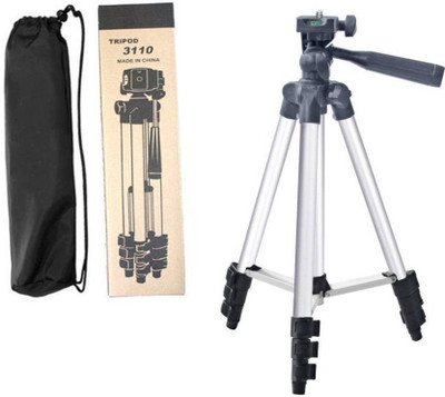 

syvo Camera & Mobile Tripod with Mobile Clip Holder Bracket Fully Flexible Mount Cum Tripod Stand with Three-Dimensional Head & Quick Release Plate Tripod (White, Supports Up to 1500) Tripod(Silver, Supports Up to 1500 g)