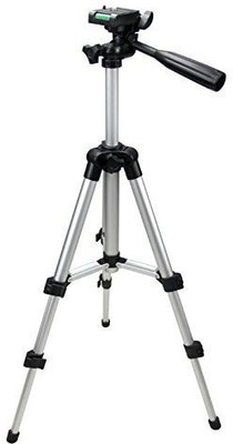 

Syvo 3110 A Tripod Stand With 3-way Head Light Weight Digital Camera Tripod Tripod (Silver, Supports Up to 1500 g) Tripod, Monopod(Silver & Black, Supports Up to 1500 g)