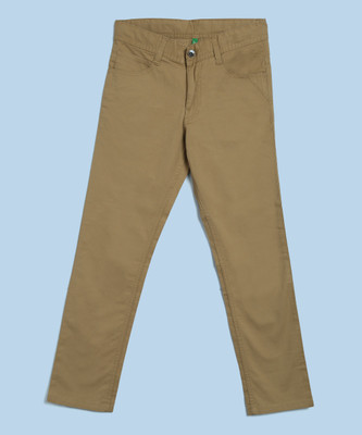 

United Colors of Benetton. Regular Fit Boys Beige Trousers, 25r