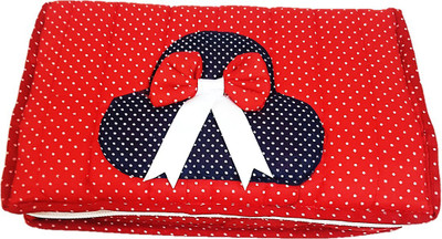 

FORE TREND Jewellery Kit / Make Up Kit In Heavy Quilted Cotton Material Multi purpose -Red Vanity Box(Red)