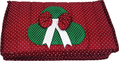 

FORE TREND Jewellery Kit / Make Up Kit In Heavy Quilted Cotton Material Multi purpose - Maroon Vanity Box(Maroon)