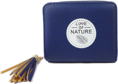 

SB Women Blue Artificial Leather Wallet(8 Card Slots), N-blue