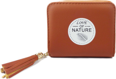 

SB Women Trendy Brown Artificial Leather Wallet(8 Card Slots)