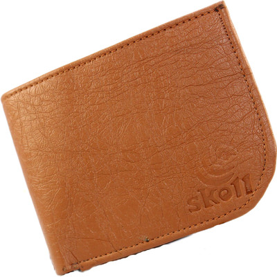 

SKOLL Men Tan Artificial Leather Wallet(2 Card Slots)