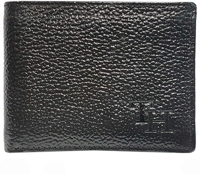 

TannedHides Men Formal Black Genuine Leather Wallet(6 Card Slots)
