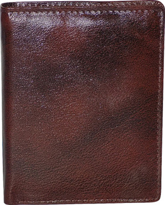 

Style 98 Men Formal Brown Genuine Leather Wallet(5 Card Slots)