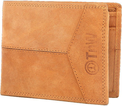 

TnW Men Casual Tan Genuine Leather Wallet(7 Card Slots), Beige