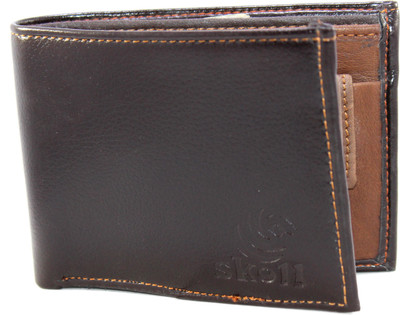 

SKOLL Men Black Artificial Leather Wallet(4 Card Slots)