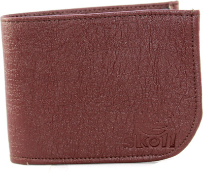 

SKOLL Men Casual Brown Artificial Leather Wallet(1 Card Slot)