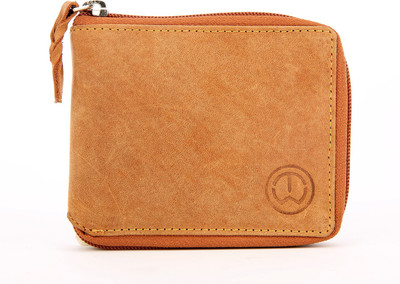 

TnW Boys Casual Tan Genuine Leather Wallet(4 Card Slots)