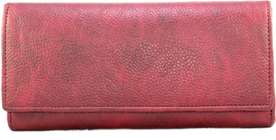 

SKOLL Women Casual Red Artificial Leather Wallet(15 Card Slots)