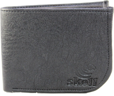 

SKOLL Men Casual Black Artificial Leather Wallet(1 Card Slot)