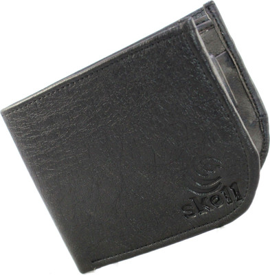 

SKOLL Men Casual Black Artificial Leather Wallet(2 Card Slots)