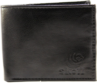 

SKOLL Men Formal Black Artificial Leather Wallet(3 Card Slots)