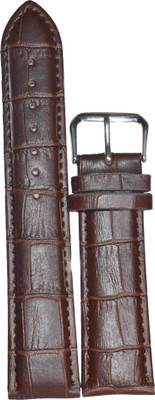 

SURU P24BR 24 mm Leather Watch Strap(Brown)