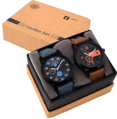 

PMAX LEATHER BLUE AND BROWN NEW STYLISH FOR Watch - For Men